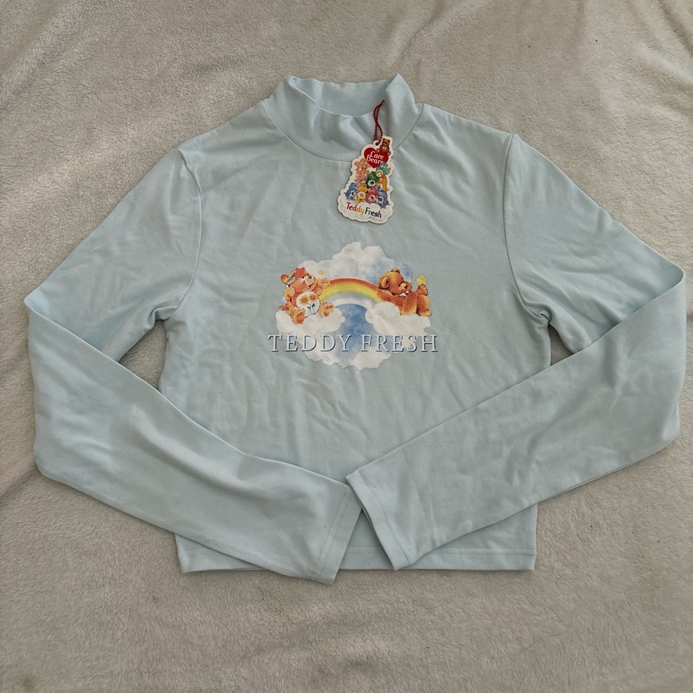 Teddy Fresh X Care Bears baby blue long sleeve